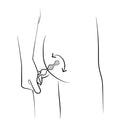 ROMP - Amp Fleksible Silikon Analkuler Lilla 13,5 cm