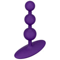 ROMP - Amp Fleksible Silikon Analkuler Lilla 13,5 cm