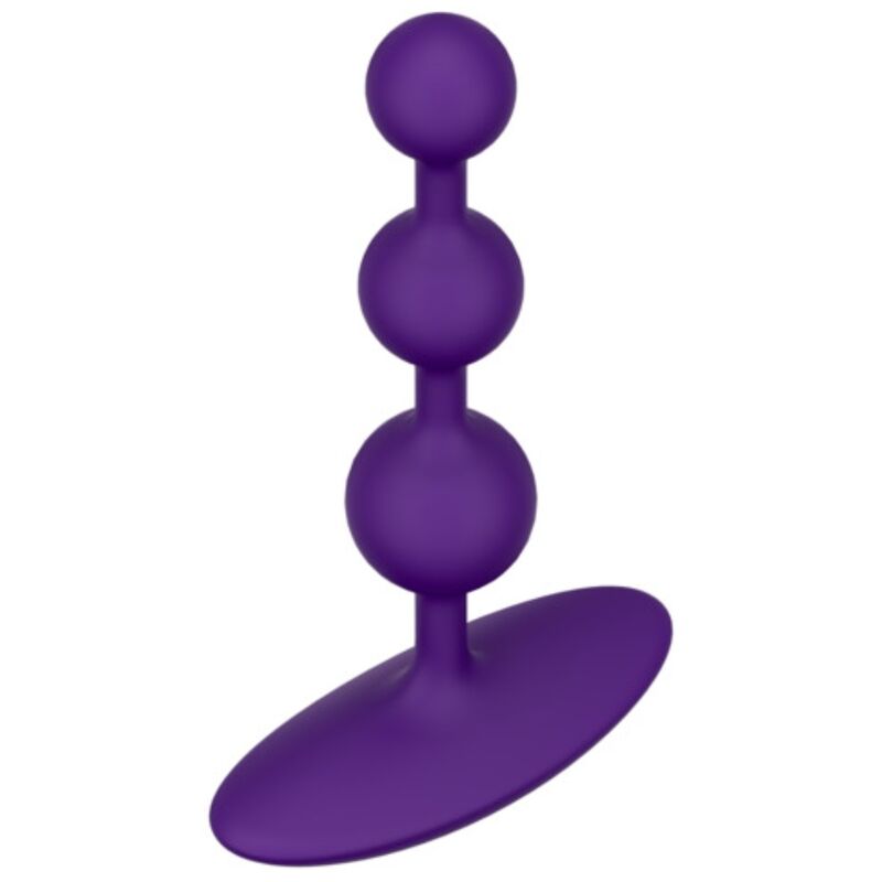 ROMP - Amp Fleksible Silikon Analkuler Lilla 13,5 cm