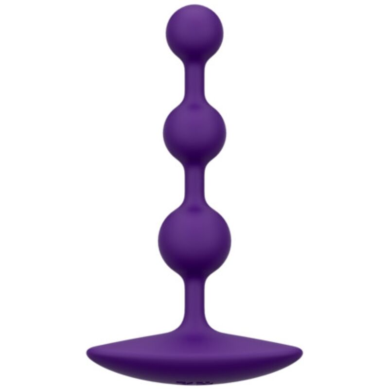 ROMP - Amp Fleksible Silikon Analkuler Lilla 13,5 cm