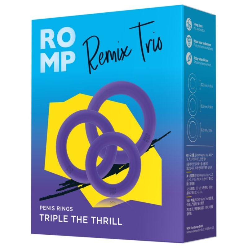 ROMP - Remix Trio Penisringsett