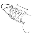 ROMP - Mosh Masturbator Transparent 6 cm