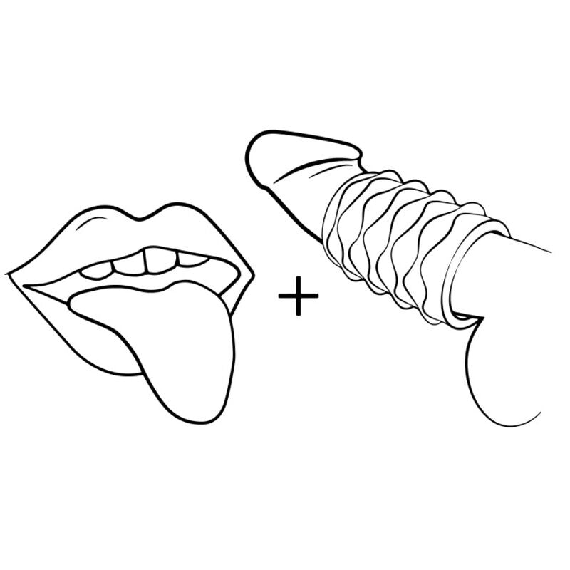 ROMP - Mosh Masturbator Transparent 6 cm