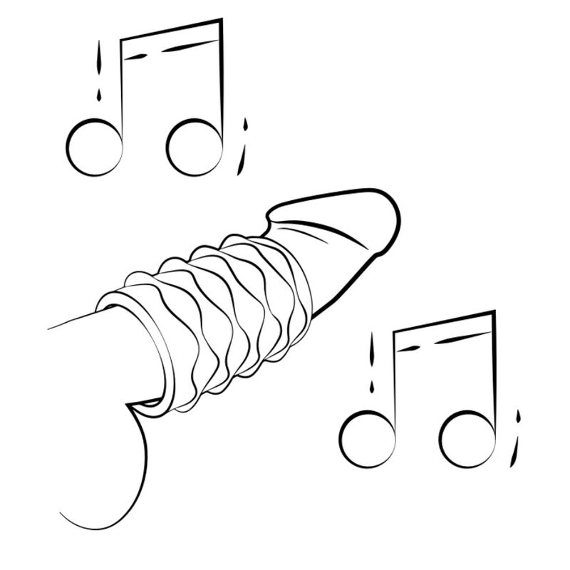 ROMP - Mosh Masturbator Transparent 6 cm