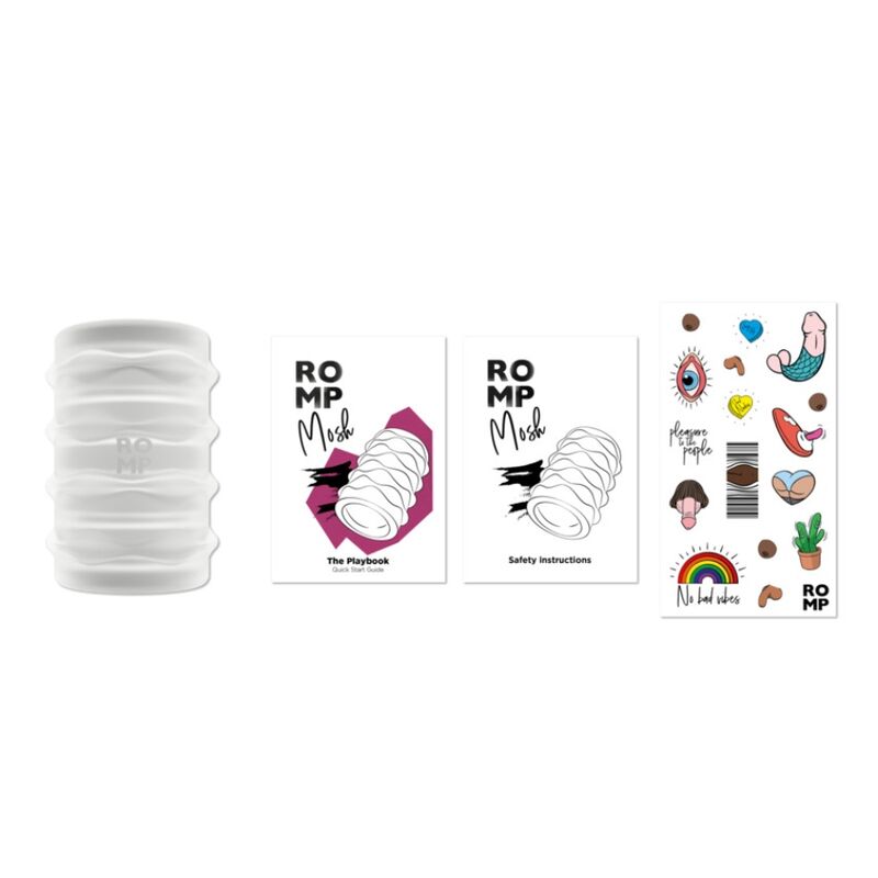 ROMP - Mosh Masturbator Transparent 6 cm
