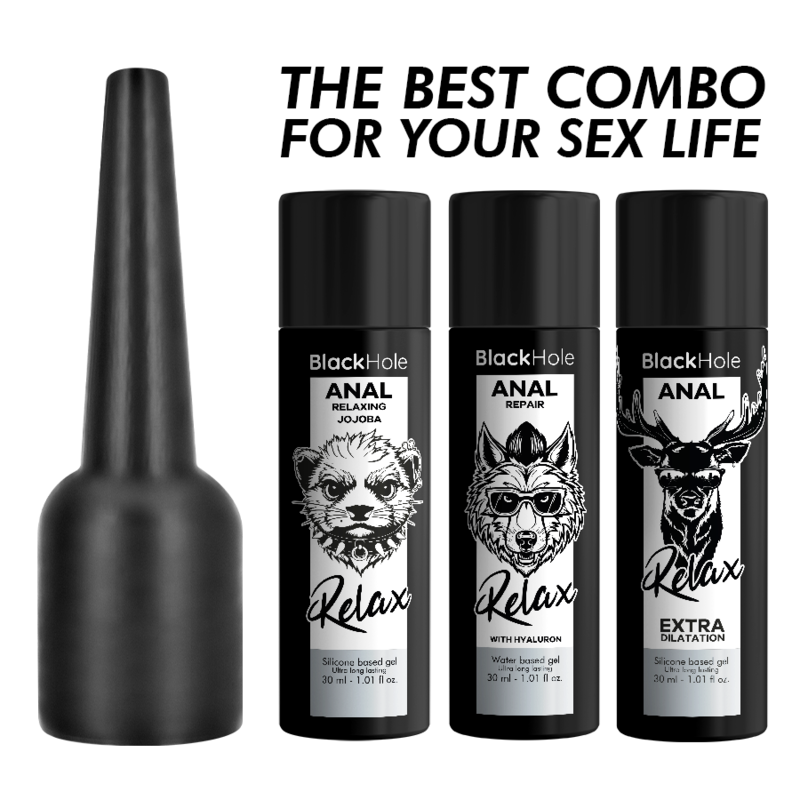 BLACK HOLE - Anal Glidemiddel med Applikator S 30 ml