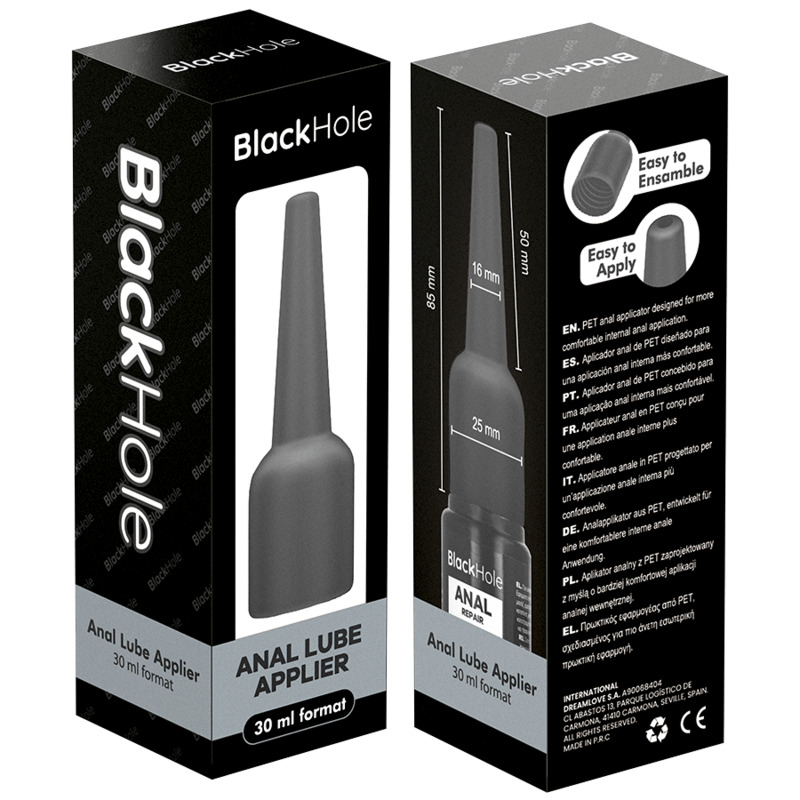 BLACK HOLE - Anal Glidemiddel med Applikator S 30 ml