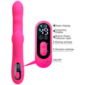 PRETTY LOVE - Winters Multifunksjons rabbitvibrator med LED