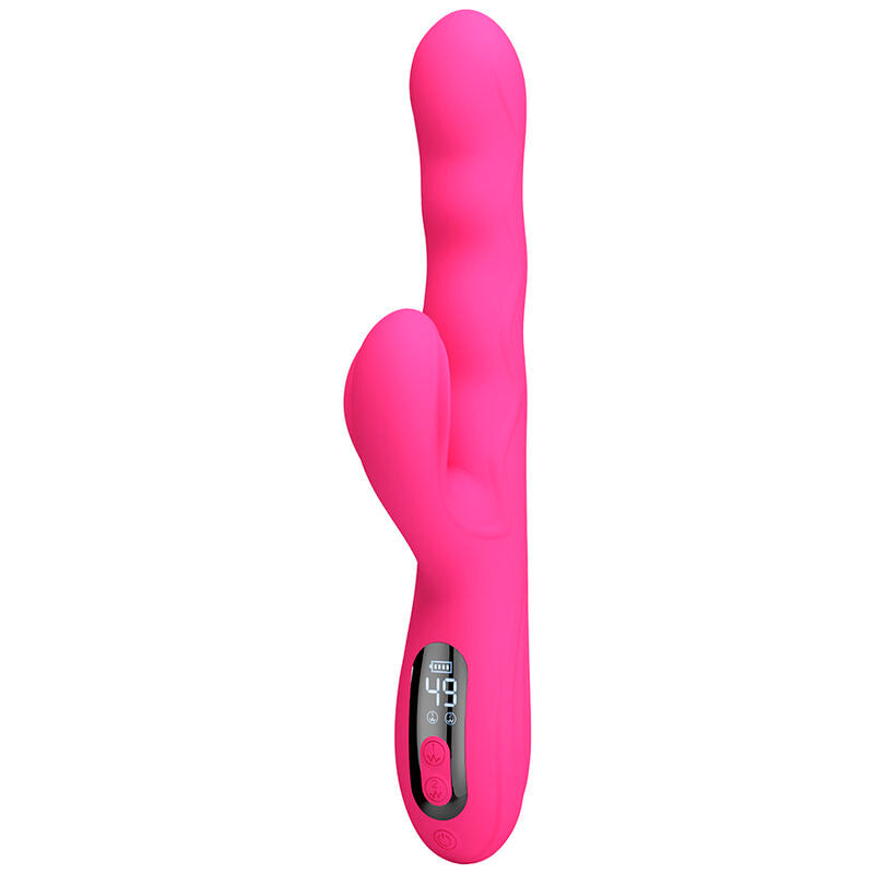 PRETTY LOVE - Winters Multifunksjons rabbitvibrator med LED
