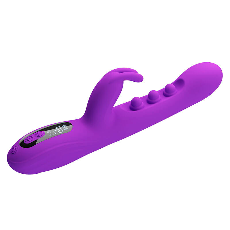 PRETTY LOVE - Sabien Rabbitvibrator med tapping & lilla LED
