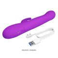 PRETTY LOVE - Sabien Rabbitvibrator med tapping & lilla LED