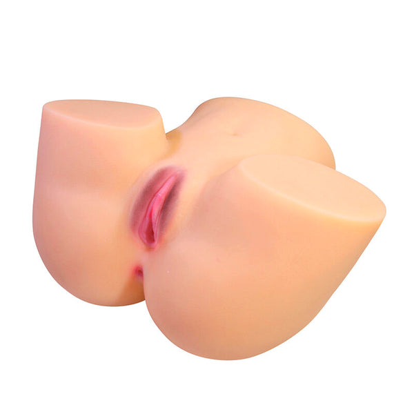 CRAZY BULL - Liora XXL Dobbel masturbator Vagina & anus Naturfarge