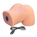 CRAZY BULL - Liora XXL Dobbel masturbator Vagina & anus Naturfarge