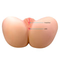 CRAZY BULL - Vivian Dobbel vibrerende masturbator Vagina & anus Naturfarge