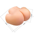 CRAZY BULL - Vivian Dobbel vibrerende masturbator Vagina & anus Naturfarge