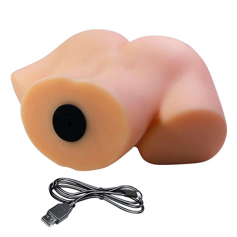CRAZY BULL - Vivian Dobbel vibrerende masturbator Vagina & anus Naturfarge