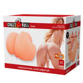 CRAZY BULL - Vivian Dobbel vibrerende masturbator Vagina & anus Naturfarge