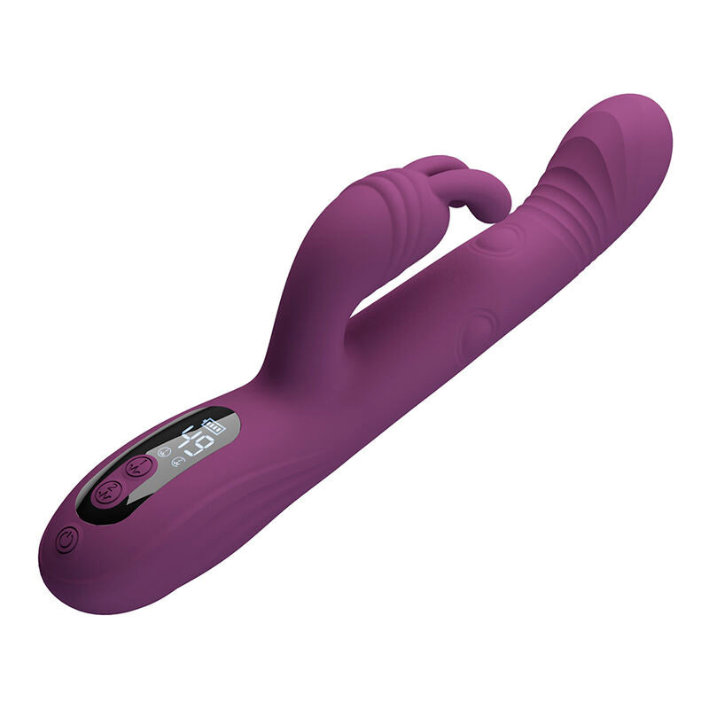 PRETTY LOVE - Dee Multifunksjons rabbitvibrator med oscillering & perkusjon
