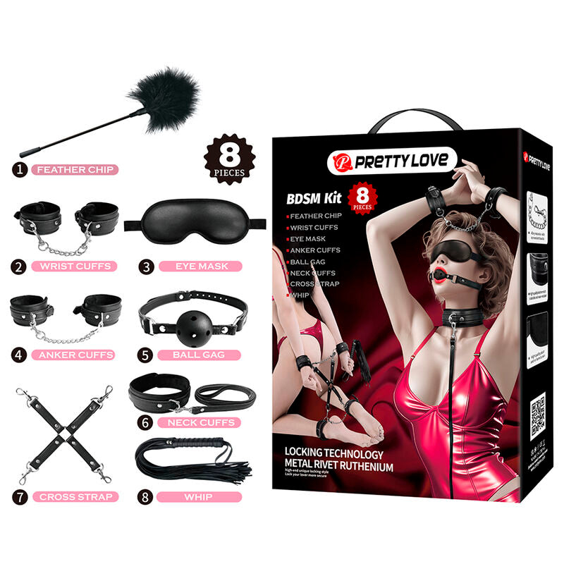 PRETTY LOVE - 8-delers BDSM-sett