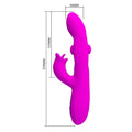 PRETTY LOVE - Yalanda Oscillerende rabbitvibrator med LED