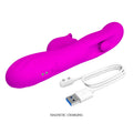 PRETTY LOVE - Yalanda Oscillerende rabbitvibrator med LED