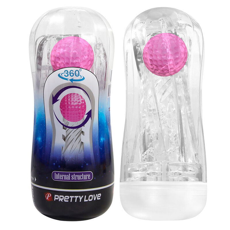 PRETTY LOVE - 360° Teksturert masturbator-kopp Klar