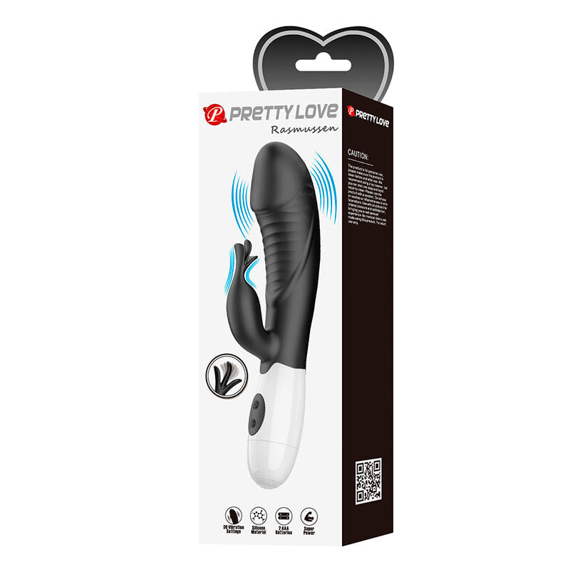 PRETTY LOVE - Rasmussen Rabbitvibrator 30 funksjoner