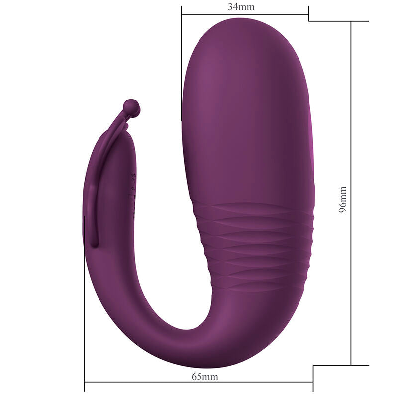 PRETTY LOVE - Klay Støtende egg-vibrator med app-styring