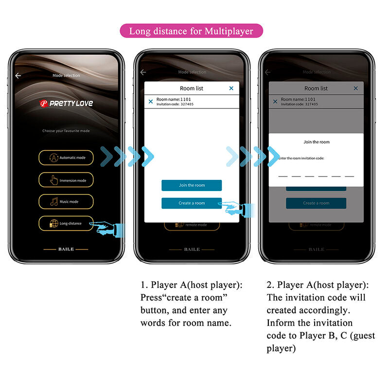 PRETTY LOVE - Klay Støtende egg-vibrator med app-styring