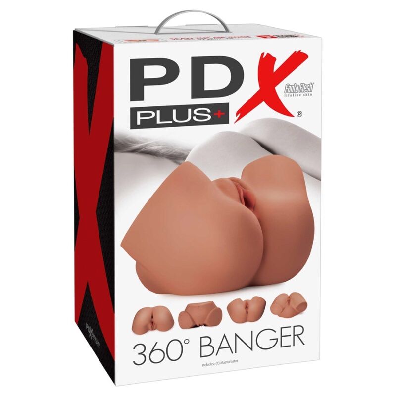 PDX PLUS - 360 Banger Rumpe- & Vagina-masturbator