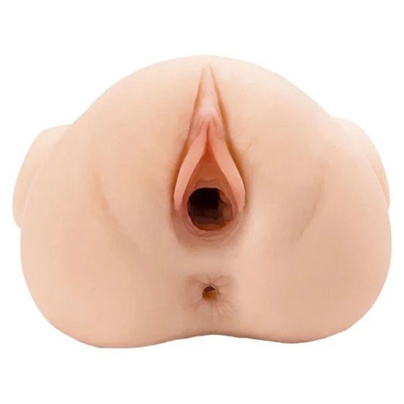 PDX PLUS - Double Pounder Vibrerende Squeeze-masturbator Lys 20,5 cm