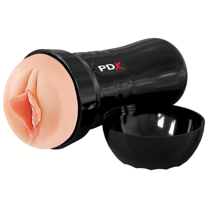 PDX EXTREME - Wet Pussies Luscious Lips Selvsmørende Masturbator 16,5 cm