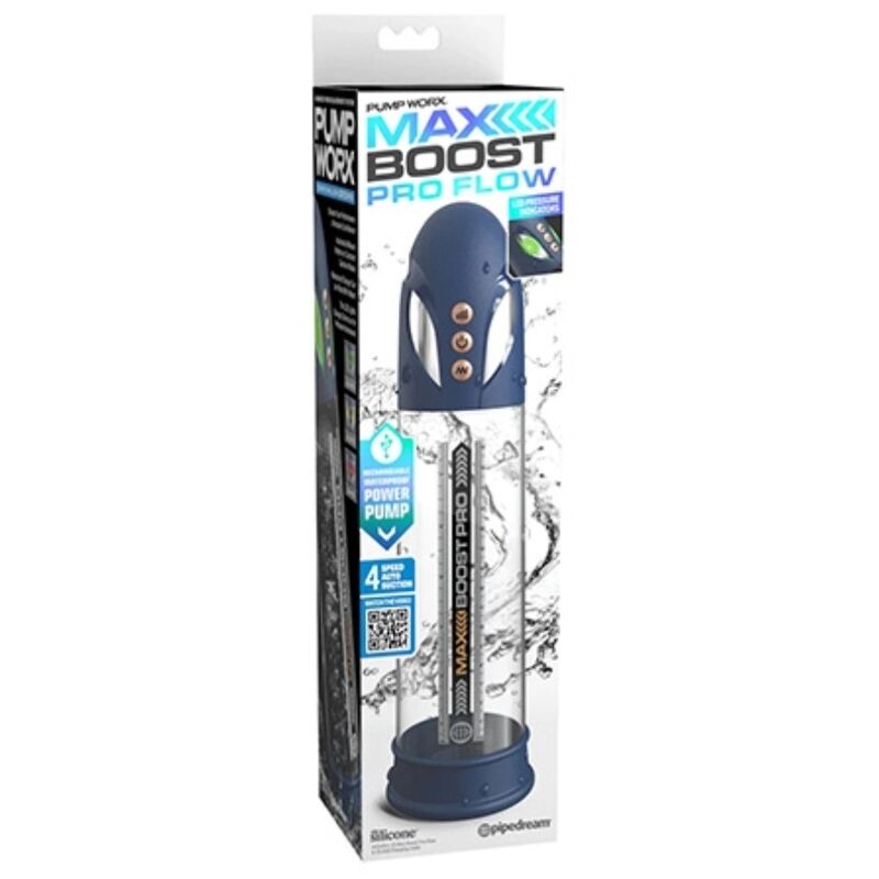 PUMP WORX - Max Boost Pro Flow vakuumpumpe Blå 30,5 cm