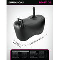 FETISH FANTASY SERIES - Body Dock Oppblåsbar Love Seat med Dildo 69,2 cm