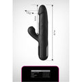 FETISH FANTASY SERIES - Sonix Silikon Thruster Rabbitvibrator Sort 23 cm