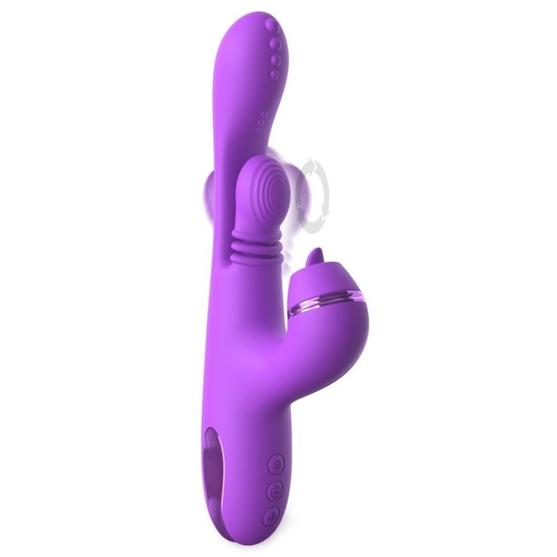 FANTASY FOR HER - IntiMotion Pulse Pro Rabbitvibrator Lilla 24,1 cm