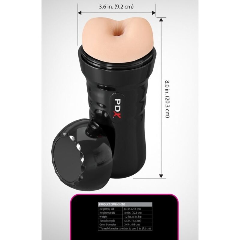 PDX EXTREME - Wet Bussies Anal-masturbator 20,8 cm