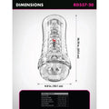 PDX ELITE - Viewtube Plus Transparent Masturbator 21 cm