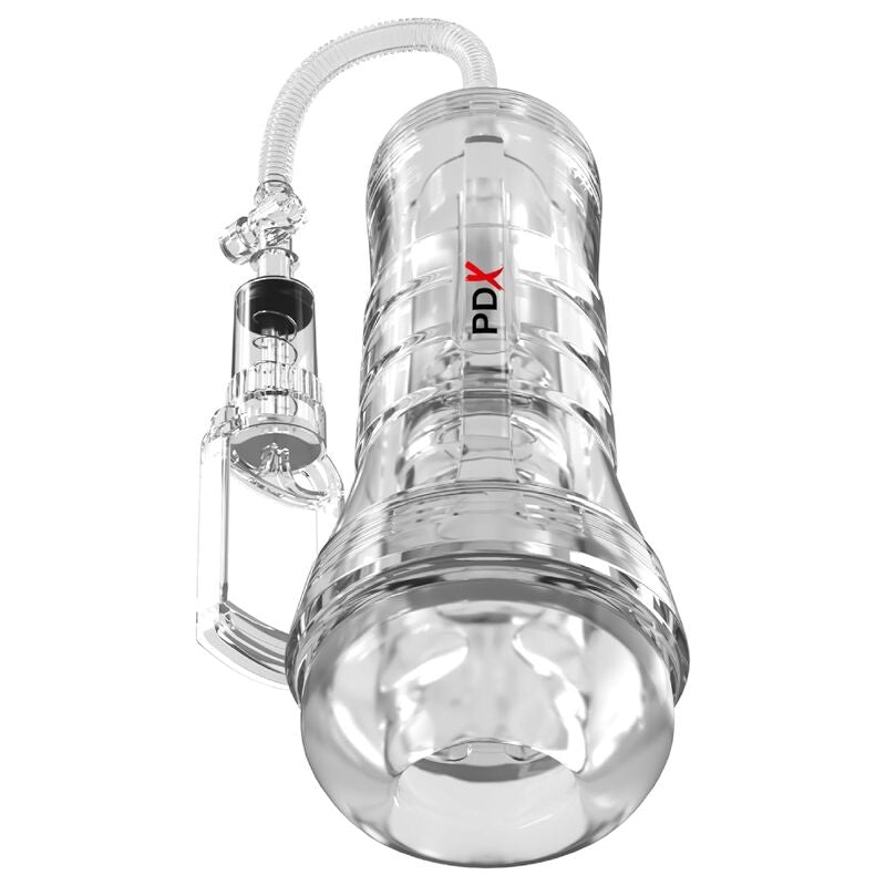PDX ELITE - Viewtube Vac XXL Transparent Masturbator med Sugepumpe 27,3 cm