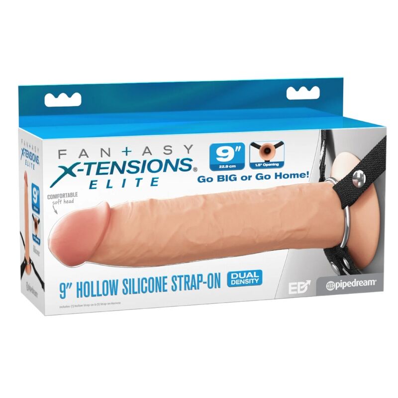 FANTASY X-TENSIONS - Elite Realistisk Hul Strap-on 24,1 cm