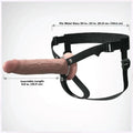 FANTASY X-TENSIONS - Elite Realistisk Hul Strap-on 24,1 cm