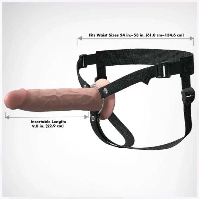 FANTASY X-TENSIONS - Elite Realistisk Hul Strap-on 24,1 cm