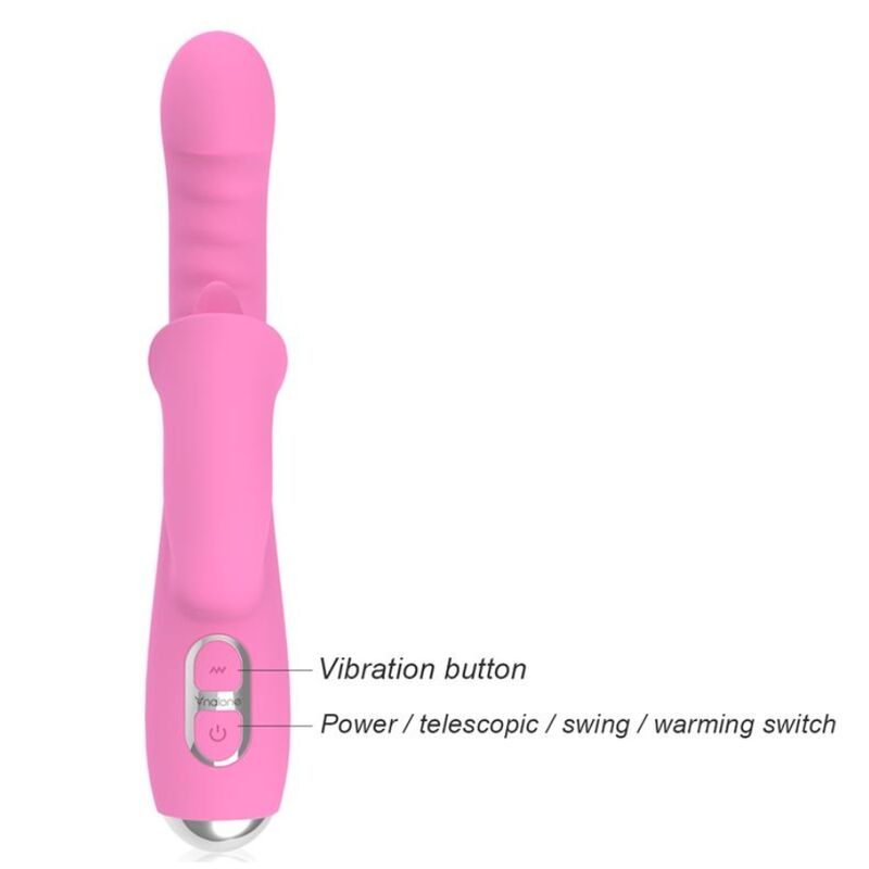NALONE - T-May Rabbitvibrator med støt & svingbevegelse