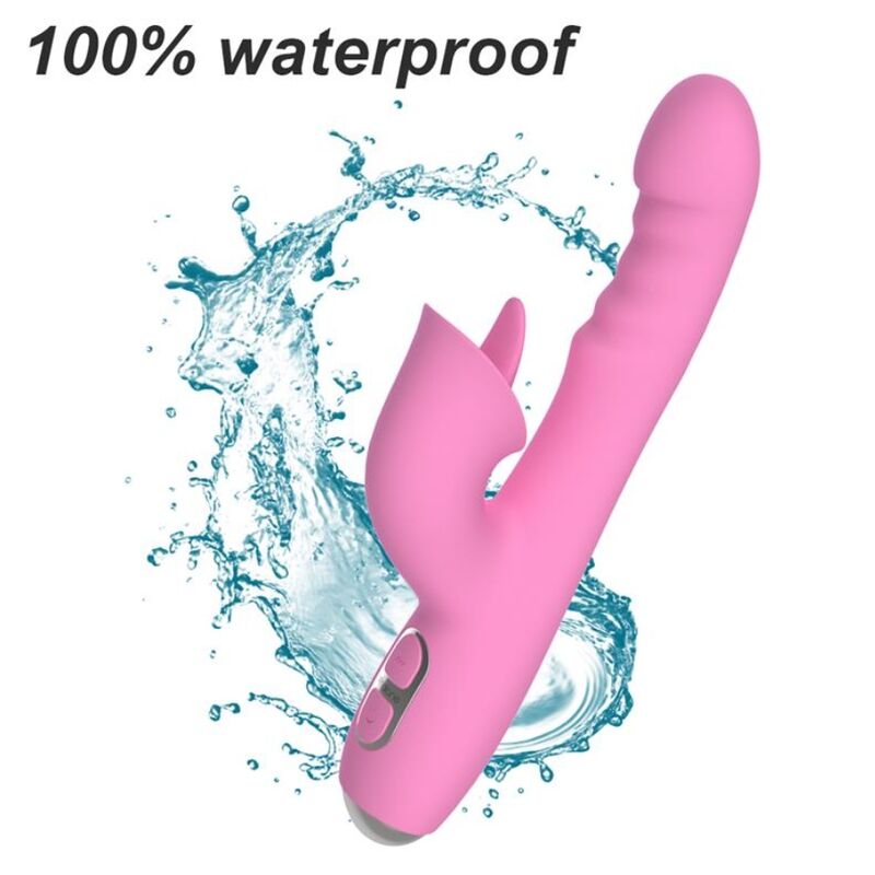 NALONE - T-May Rabbitvibrator med støt & svingbevegelse