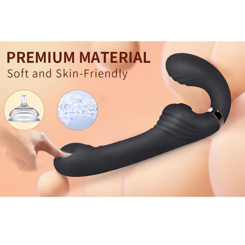 NALONE - Allow Dobbel vibrator med rotasjon & støt
