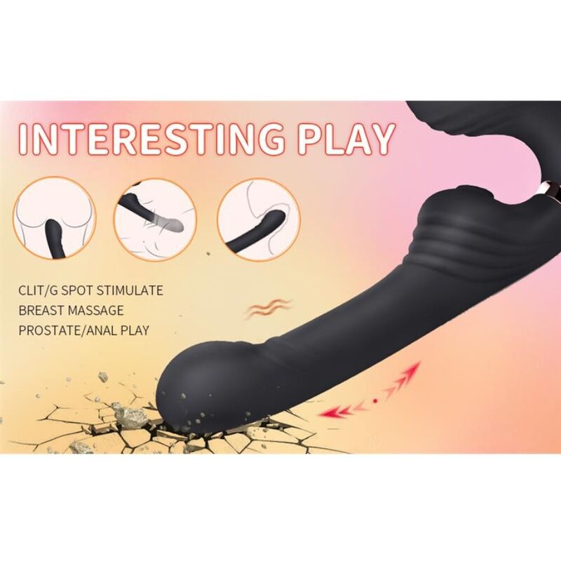 NALONE - Allow Dobbel vibrator med rotasjon & støt