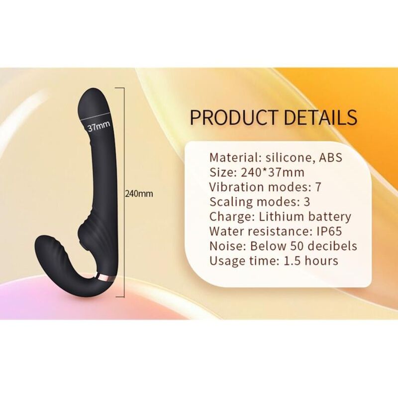 NALONE - Allow Dobbel vibrator med rotasjon & støt