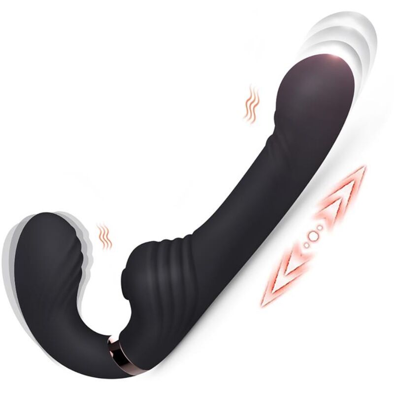 NALONE - Allow Dobbel vibrator med rotasjon & støt