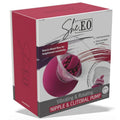 SHE.EO - Vibrerende & roterende pumpe for brystvorter & klitoris
