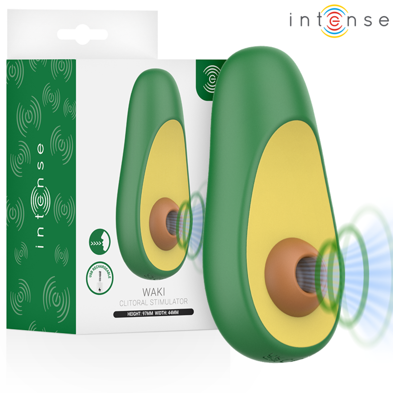 INTENSE - Waki Klitorisstimulator med sug Avokado